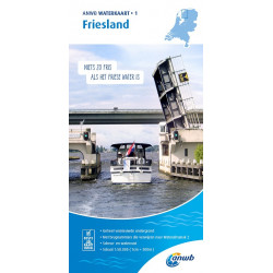 ANWB Waterkaart 1 Friesland