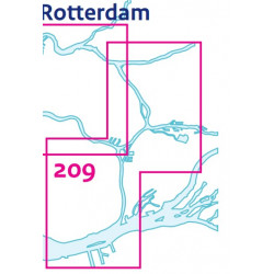 Nederlandse zeekaart 209, Krimpen a/d Lek to Moerdijk