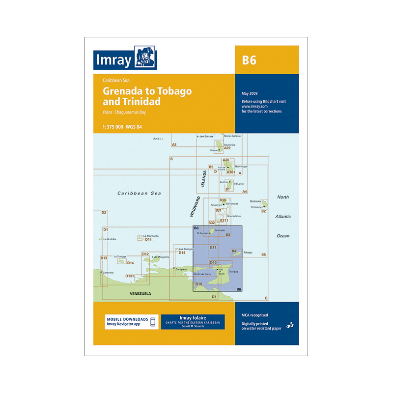 Imray B6 Grenada to Tobago and Trinidad