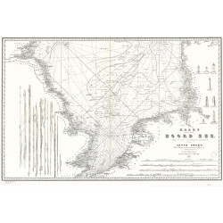 Kaart van de Noordzee, 1852