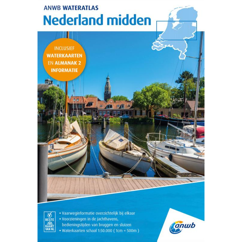 ANWB Wateratlas Nederland Midden